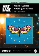 Night Flutter A Moth Quilt Pattern - QuiltingJoyPDX