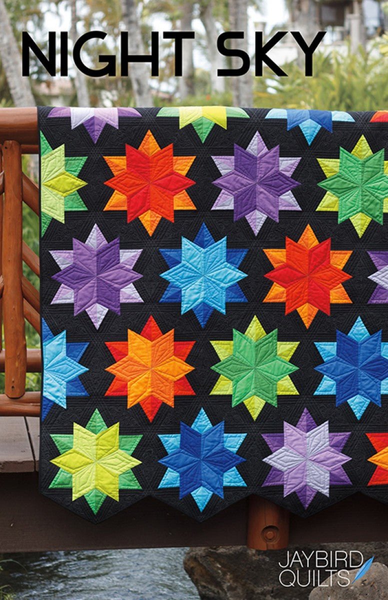 Night Sky Quilt Pattern - QuiltingJoyPDX