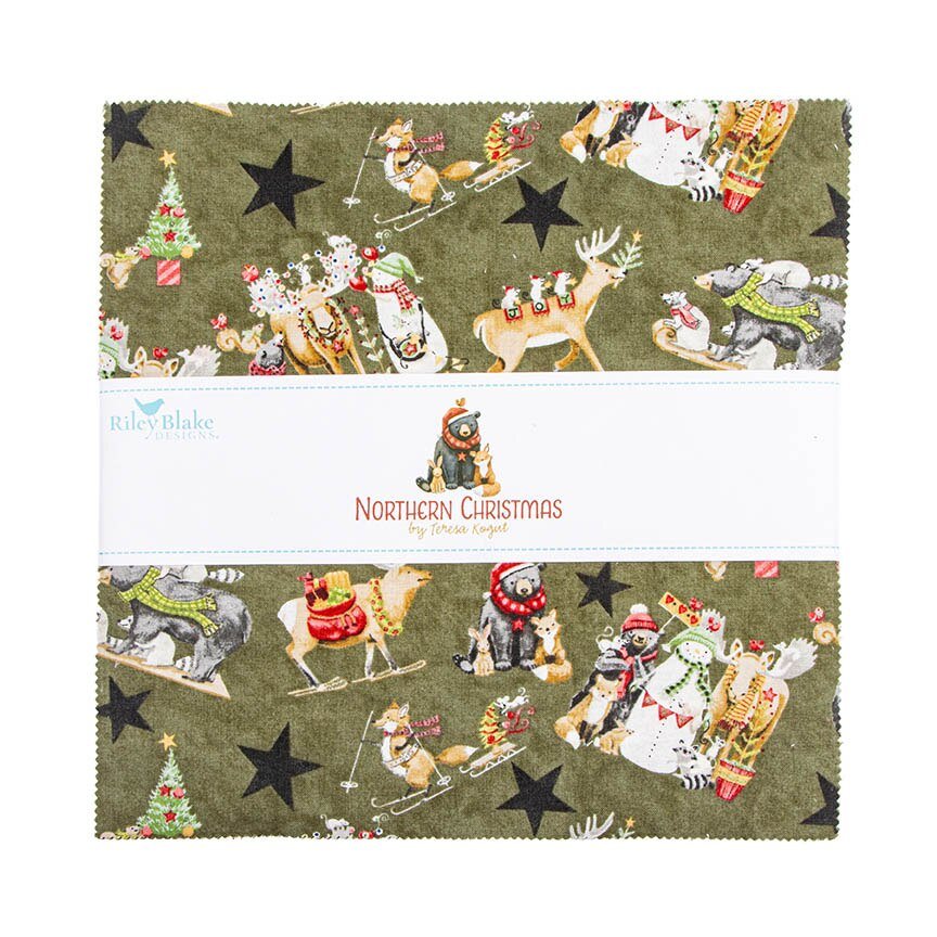 Northern Christmas 10" Stacker from Riley Blake - QuiltingJoyPDX