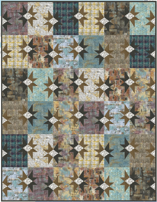 One Layer Away Quilt Kit from Seth Apter Collection - QuiltingJoyPDX