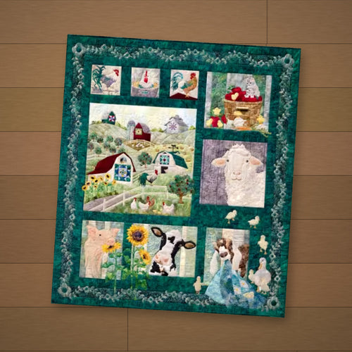 And On That Farm Quilt Kit by McKenna Ryan – Hoffman Fabrics