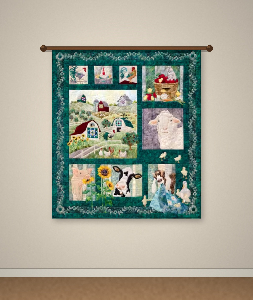 And On That Farm Quilt Kit by McKenna Ryan – Hoffman Fabrics