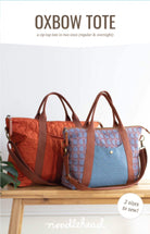 Oxbow Tote by Anna Graham for Noodlehead - Two sized included in pattern - QuiltingJoyPDX