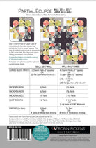 Partial Eclipse Quilt Pattern: Charm Pack & Layer Cake Friendly - QuiltingJoyPDX