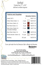 Patriotic Quilt Kit - Unified Star Design with Flying Geese - QuiltingJoyPDX