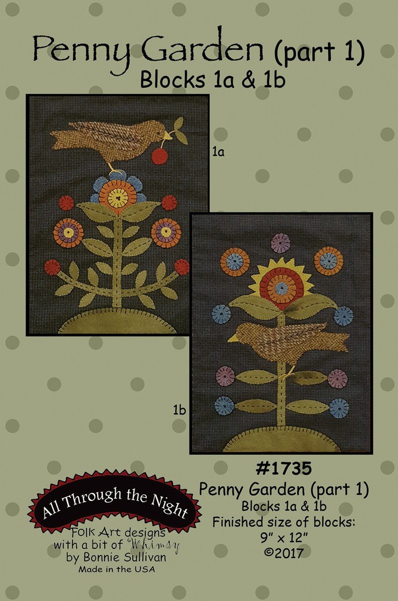 Penny Garden Part 1 Pattern - QuiltingJoyPDX