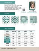 Percussion Quilt Pattern by Shadow Valley Quilts - QuiltingJoyPDX