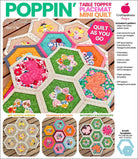 Poppin' Hexagon Pattern - QuiltingJoyPDX