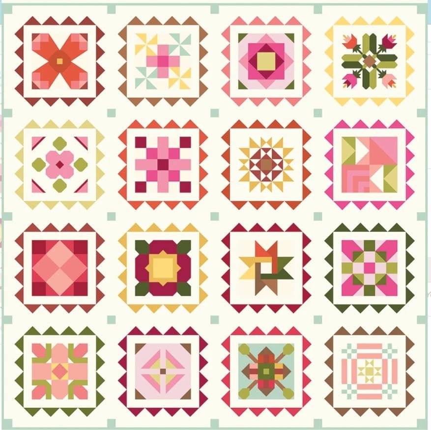 PREORDER - 2027 Riley Blake Block Challenge Quilt Kit – Confetti Cotton Solids (76" x 76") - QuiltingJoyPDX