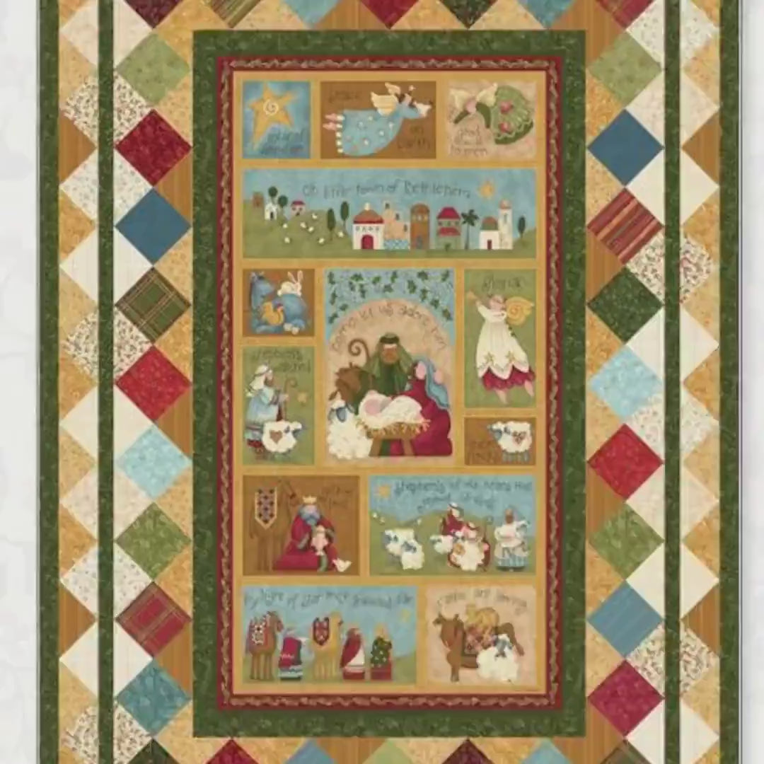 Quilt Kit Featuring Nancy Holvorsen's Star of Wonder Fabric Panel