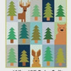 Baby Quilt with Lookout Tree & Animal Pattern, 40" x 45", Colorful Nursery Decor