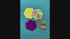 Plexi-Hexi Acrylic Quilt Template: Even Stitching Tool, Multiple sizes
