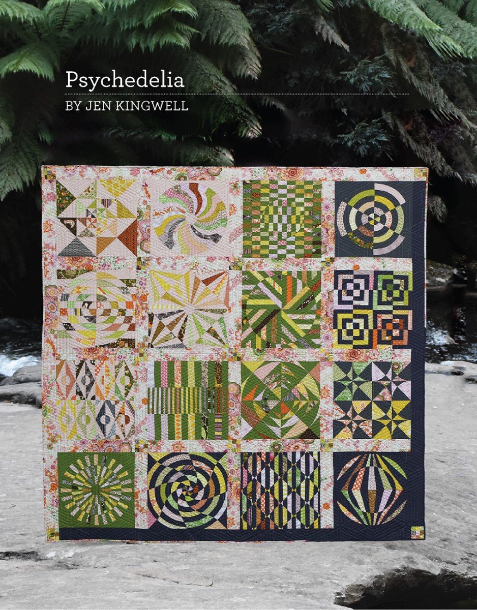Psychedelia Quilt Book - QuiltingJoyPDX