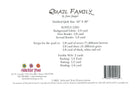 Quail Family - QuiltingJoyPDX