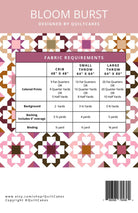 Quilt Cakes Bloom Burst Quilt Pattern - QuiltingJoyPDX