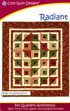 Radiant Quilt Pattern by Daniela Stout from Cozy Quilt Designs includes 5 sizes - QuiltingJoyPDX