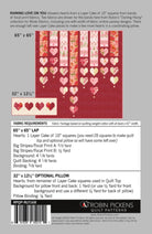 Raining Love on You Quilt Pattern by Robin Pickens - 65" x 65" - QuiltingJoyPDX