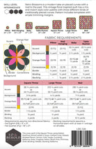Retro Blossoms Quilt Pattern by Brittany Lloyd From Lo & Behold Stitchery - 7 sizes included - QuiltingJoyPDX