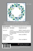 Ring Around the Posies Quilt Pattern: Jelly Roll Friendly (64" x 64") - QuiltingJoyPDX