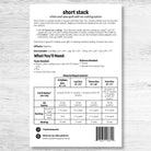 Short Stack Quilt Pattern - QuiltingJoyPDX