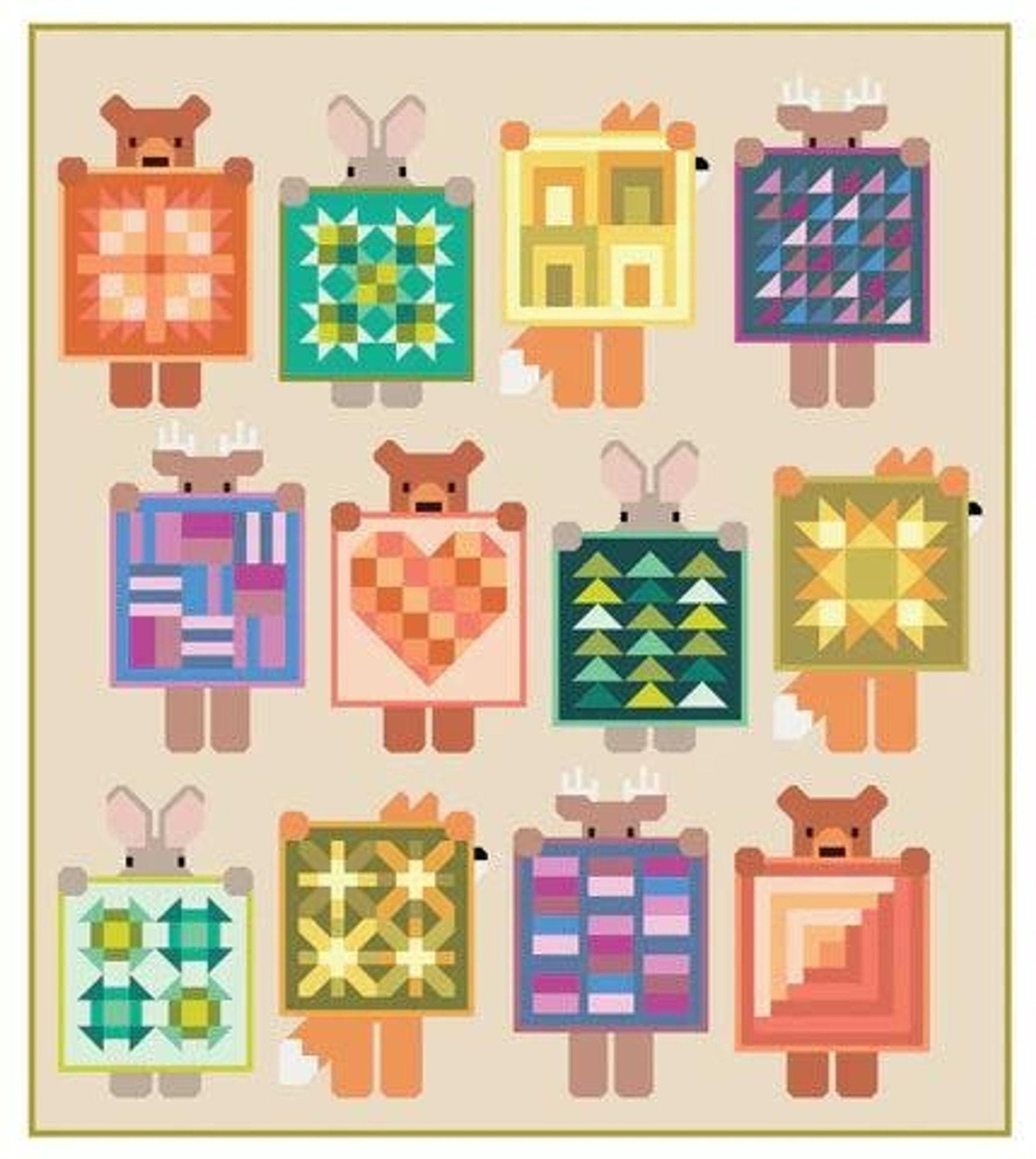 Show and Tell Quilt Kit by Elizabeth Hartman – Complete Patchwork Set - QuiltingJoyPDX