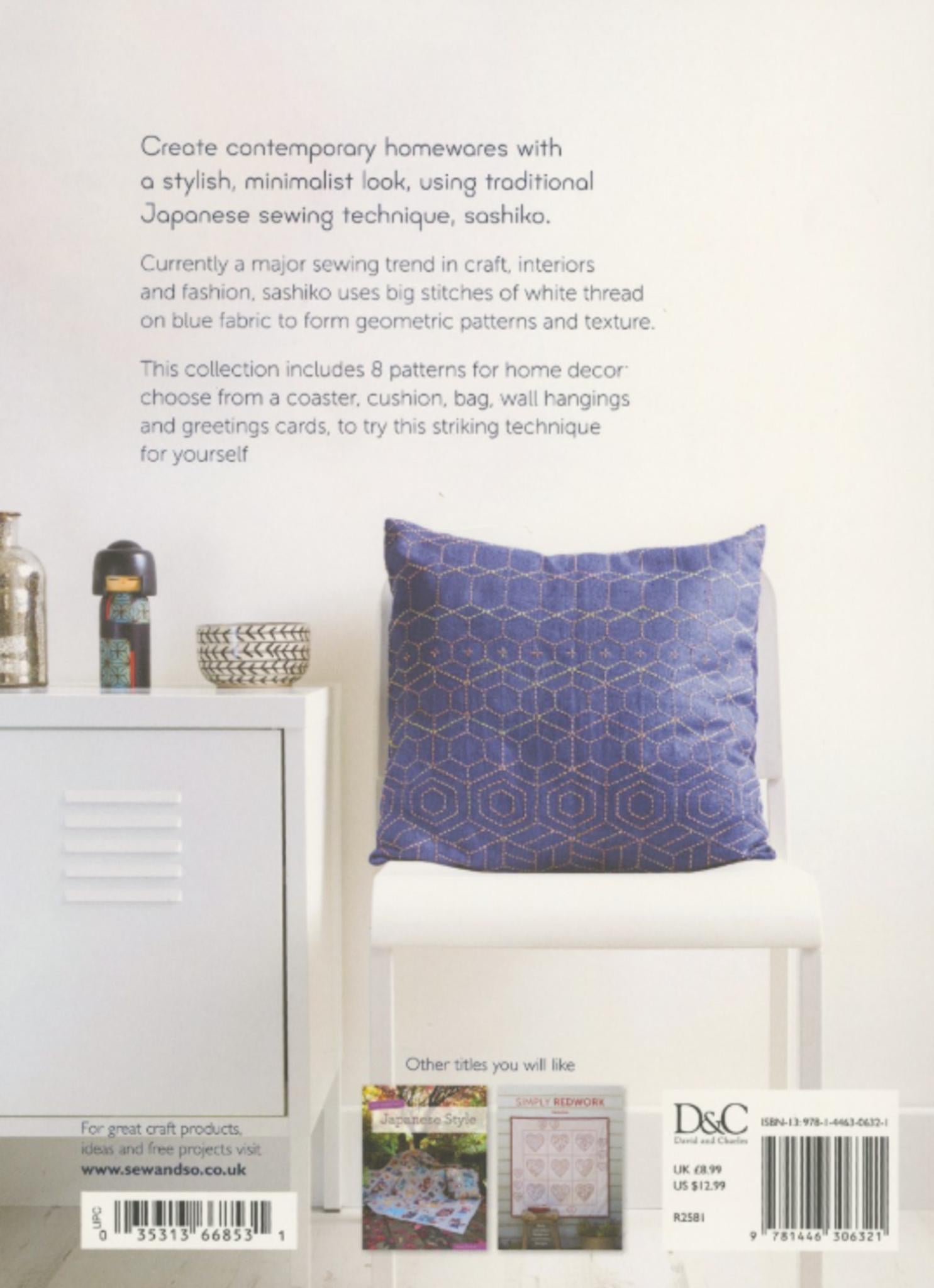 Simple Sashiko book by Susan Briscoe - 8 Sashiko Sewing Projects for the Modern Home - QuiltingJoyPDX