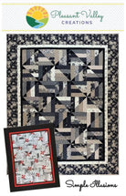 Simply Illusions Quilt Pattern for 5 sizes, by Designer Diana Beaubien for Pleasant Valley Creations - QuiltingJoyPDX
