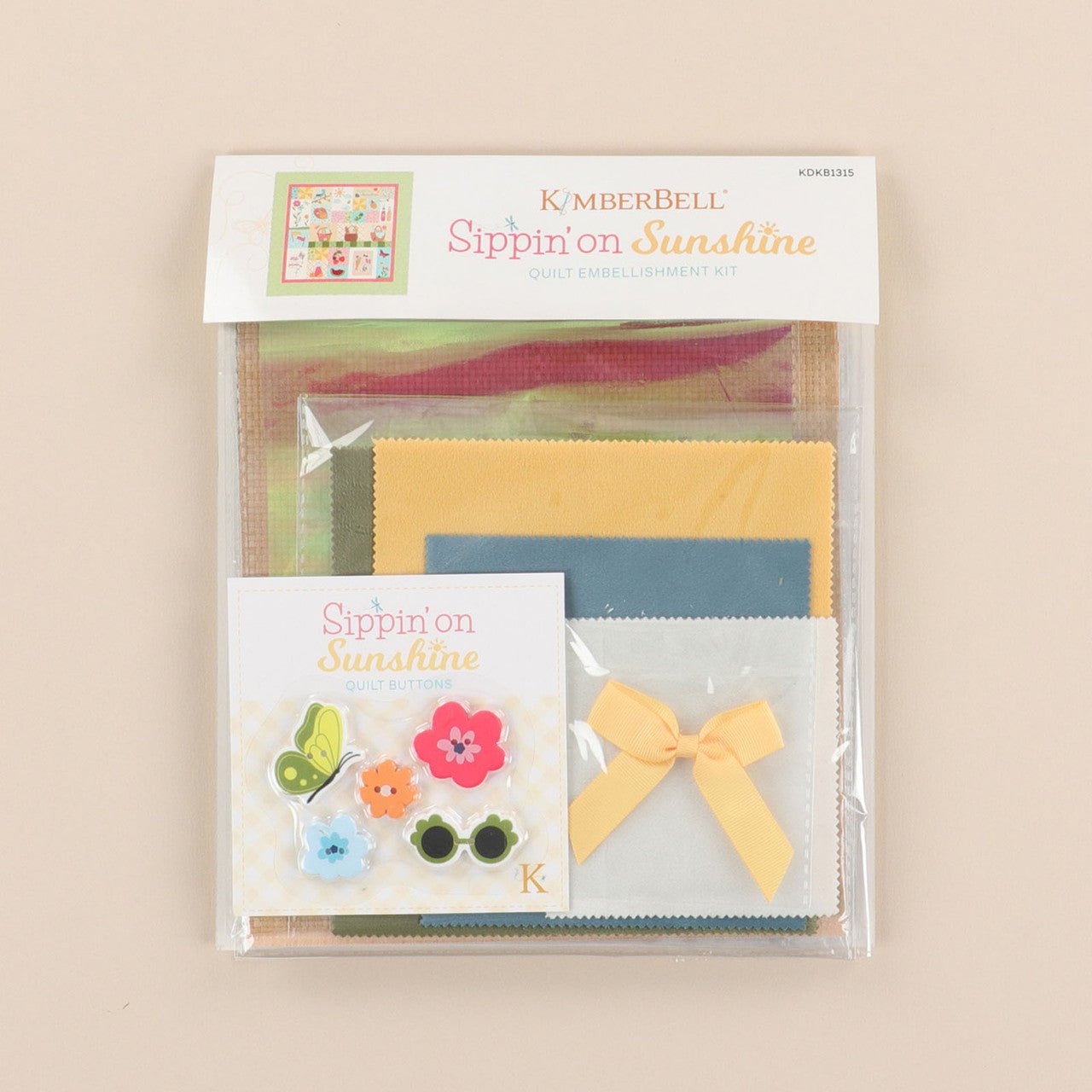 Sippin' On Sunshine Embellishment Kit - QuiltingJoyPDX