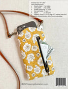 Slim Phone Crossbody Bag Pattern by Minki Kim - QuiltingJoyPDX