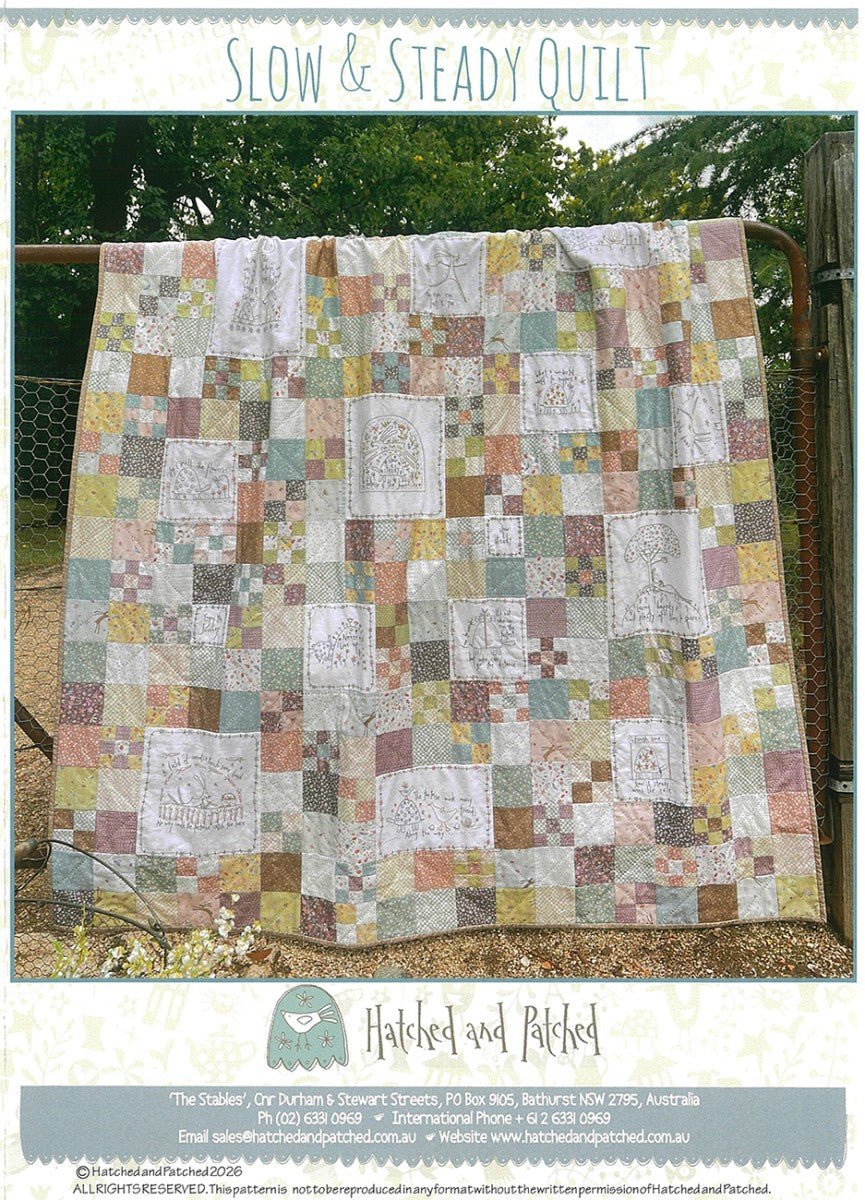 Slow and Steady Quilt Pattern – Hatched & Patched - QuiltingJoyPDX