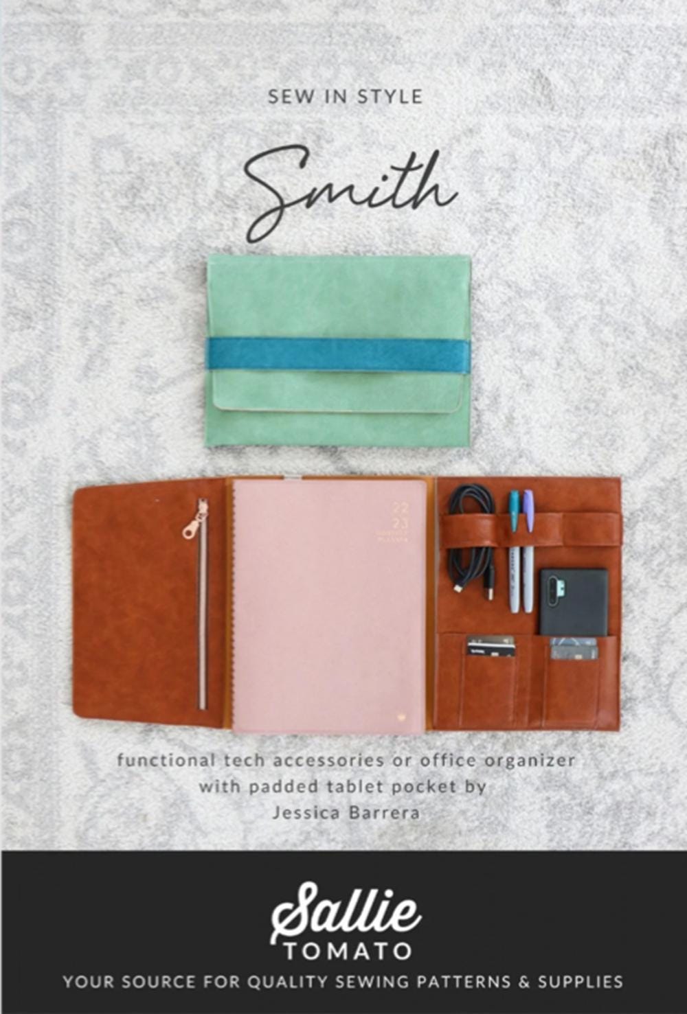 Smith Organizer from Sallie Tomato Mini Pattern - 12"w x 9"h x 1/2"deep - QuiltingJoyPDX