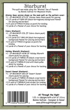 Starburst Quilt Pattern by Bonnie Sullivan - QuiltingJoyPDX