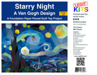 Starry Night in Kona Cotton – Van Gogh Foundation Paper Piecing Quilt Pattern | Legit Kits - QuiltingJoyPDX