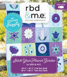 Stitch Your Flower Garden Quilt – Machine Embroidery Pattern, RBD & ME Vol. 3 (Riley Blake) - QuiltingJoyPDX
