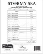 Stormy Sea Quilt Pattern – Block of the Month BOM – 108" x 108" King Size - QuiltingJoyPDX