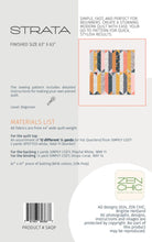 Strata Quilt Pattern by Brigitte Heitland - 63 x 63 - QuiltingJoyPDX