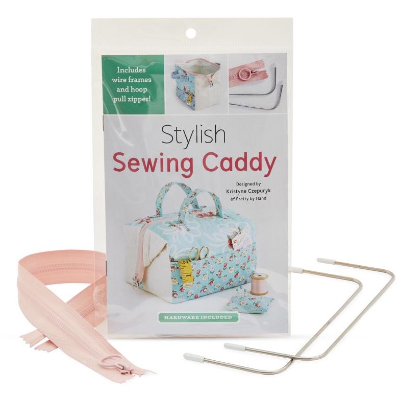 Stylish Sewing Caddy with Hardware designed by Kristyne Czepuryk of Pretty by Hand - QuiltingJoyPDX