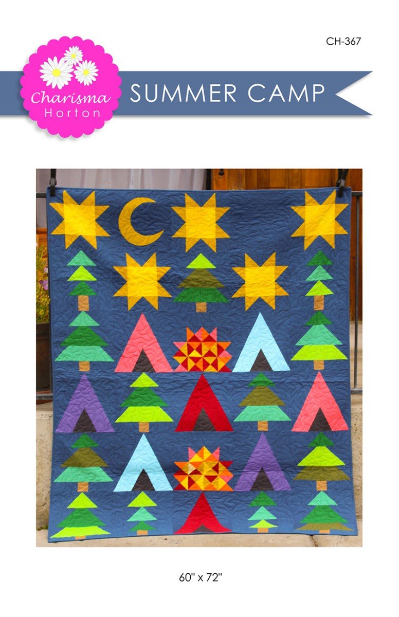 Summer Camp Quilt Pattern - QuiltingJoyPDX