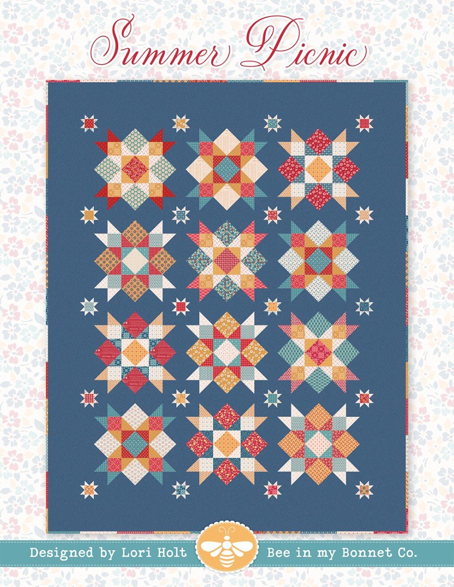 Summer Picnic Quilt Pattern - QuiltingJoyPDX