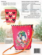 Sweetheart Trio Pouch Pattern by Minki Kim - QuiltingJoyPDX
