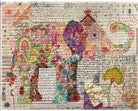 Teeny Tiny Collage Quilt Patterns 1 by Laura Heine - Dress, Fish, Elephant - QuiltingJoyPDX