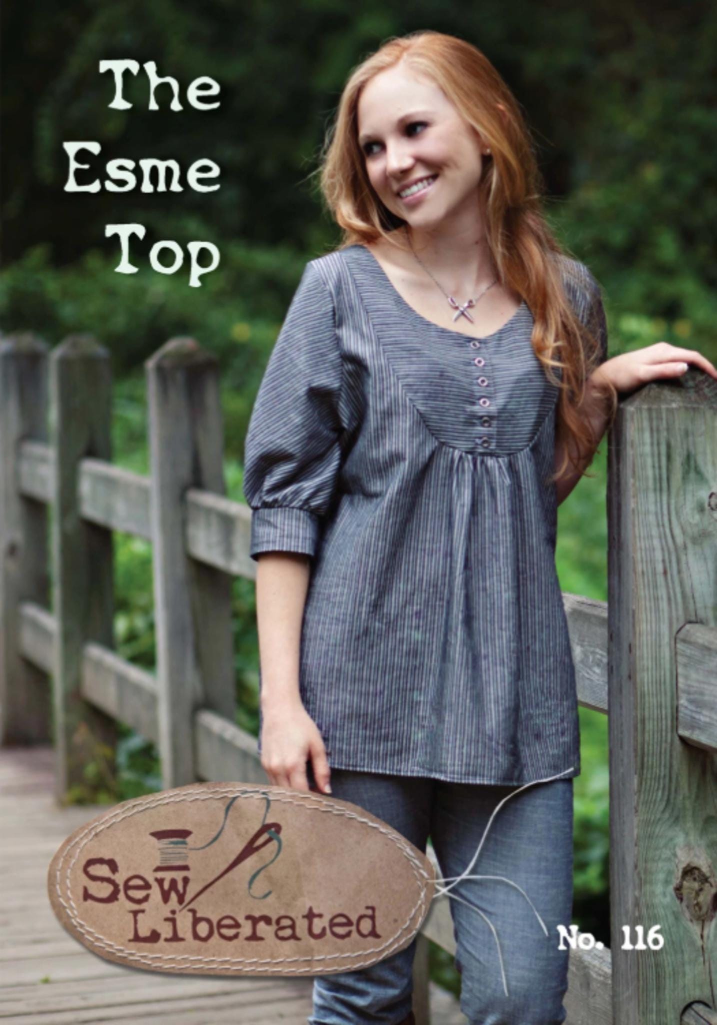 The Esme Top pattern from Sew Liberated - fabric not included - QuiltingJoyPDX