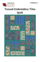 Tossed Embroidery Tiles - QuiltingJoyPDX