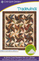 Tradewinds Quilt Pattern by Georgette Dell'Orco from Cozy Quilt Designs includes 5 sizes - QuiltingJoyPDX