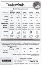 Tradewinds Quilt Pattern by Georgette Dell'Orco from Cozy Quilt Designs includes 5 sizes - QuiltingJoyPDX