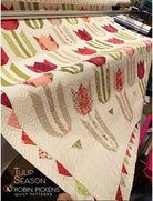 Tulip Season quilt pattern by Robin Pickens, Layer Cake and Fat Quarter Friendly - QuiltingJoyPDX