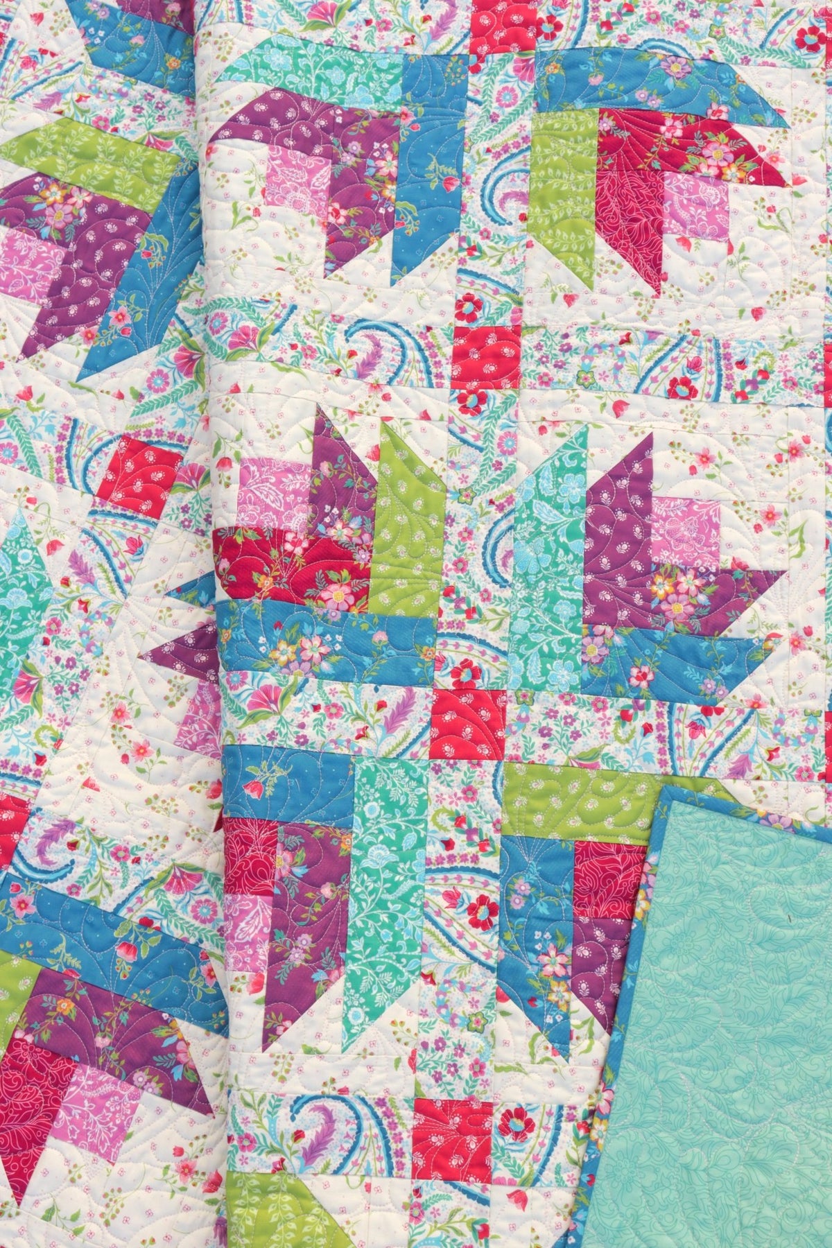 Tulip Trails Quilt Kit featuring Tilbury Garden by Crystal Manning for Moda - coming March 2027 - QuiltingJoyPDX