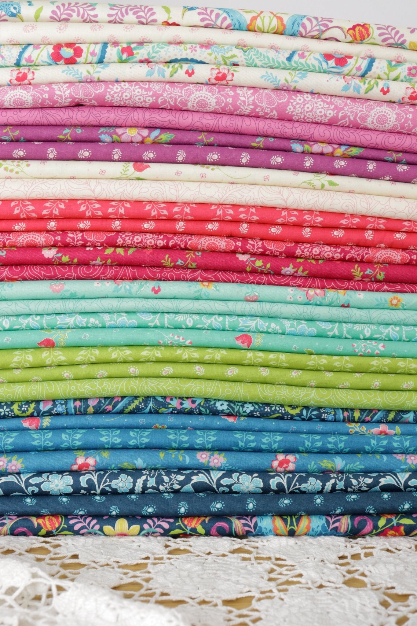 Tulip Trails Quilt Kit featuring Tilbury Garden by Crystal Manning for Moda - coming March 2027 - QuiltingJoyPDX