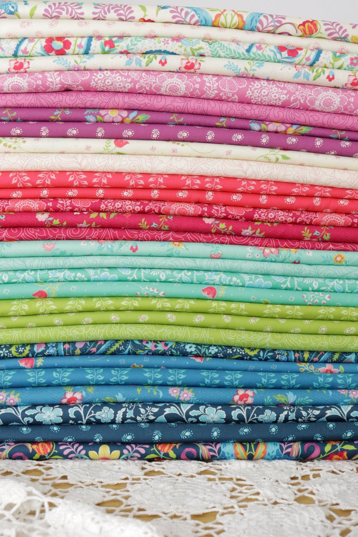 Tulip Trails Quilt Kit featuring Tilbury Garden by Crystal Manning for Moda - coming March 2027 - QuiltingJoyPDX