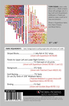 Turn Signal Quilt Pattern by Robin Pickens - 87 x 80 - pattern only - QuiltingJoyPDX
